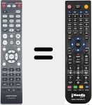 Replacement remote control for RC004PMCD (943307102260S)