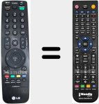 Replacement remote control for AKB69680424