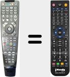 Replacement remote control for AVR235