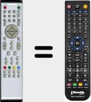 Ersatzfernbedienung für RC49TVTXT
