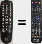 Ersatzfernbedienung f&uuml;r JX5099A-1