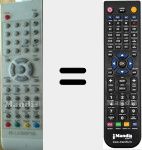 Replacement remote control for RC00100