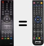 Replacement remote control for B801SB