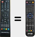 Replacement remote control for JKT62A2