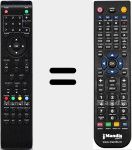 Replacement remote control for D80001407