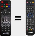 Replacement remote control for DTR3000