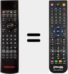 Replacement remote control for SO SPEAKY PVR 500GB (SOSPEAKYPVR500GB)