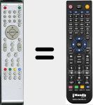 Ersatzfernbedienung für 504C2601101