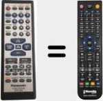 Replacement remote control for EUR7710030