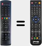 Ersatzfernbedienung für EVE4N81HC