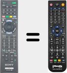 Replacement remote control for RM-ED 047 (FX0049611)
