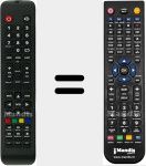 Replacement remote control for Fuego2