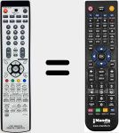 Replacement remote control for GGF1589