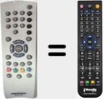 Replacement remote control for TELE PILOT 156C (720116300000)