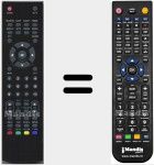 Replacement remote control for LCD32A5HD