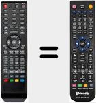 Replacement remote control for ER2RC0208620081