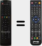 Ersatzfernbedienung für LED 4915 FHD GR