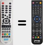 Replacement remote control for Isern001