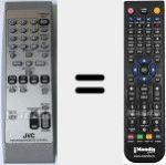 Replacement remote control for RMSRVNB50 (BI600NB5002S)