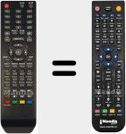 Ersatzfernbedienung für LED2488 DVBT