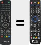 Replacement remote control for LED4901
