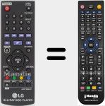 Replacement remote control for AKB73896401