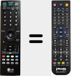 Replacement remote control for AKB73655802