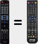 Replacement remote control for AKB73756561