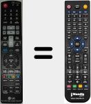 Replacement remote control for AKB73775609