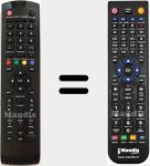 Replacement remote control for MANTA001