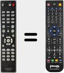 Replacement remote control for RC002CD (307010035001M)