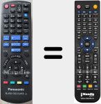 Replacement remote control for N2QAYB000576