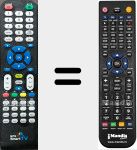 Replacement remote control for NPG013