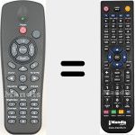 Ersatzfernbedienung für Optoma001
