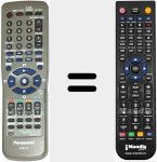 Ersatzfernbedienung f&uuml;r N2QAKB000041