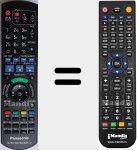 Replacement remote control for N2QAYB000759