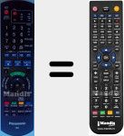 Replacement remote control for N2QAYB000272