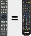 Replacement remote control for AXD7616