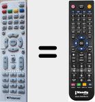 Replacement remote control for TQC39R4PR003.112