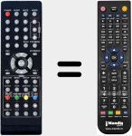 Replacement remote control for B15C4908