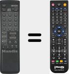 Replacement remote control for RC-235