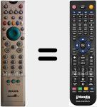 Replacement remote control for RC 2009 / 01 (482221910578)