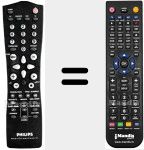 Ersatzfernbedienung f&uuml;r RC 2526 / 01 (482221910707)