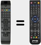 Replacement remote control for RC3902