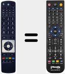 Ersatzfernbedienung f&uuml;r RC 5112 (23002017)