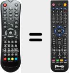 Replacement remote control for REMCON809