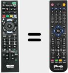 Replacement remote control for RM-ED053 (149199511)