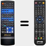 Replacement remote control for RM-RD-61