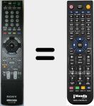 Replacement remote control for RM-ED010 (148036011)