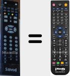 Replacement remote control for CI922TDT